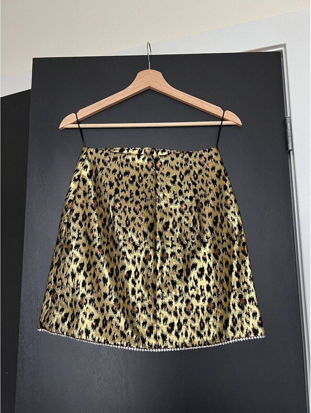 alice McCALL Leopard Print Night Cat Skirt and Top Set Size US 2 MSRP $600 NWT - Picture 3 of 10